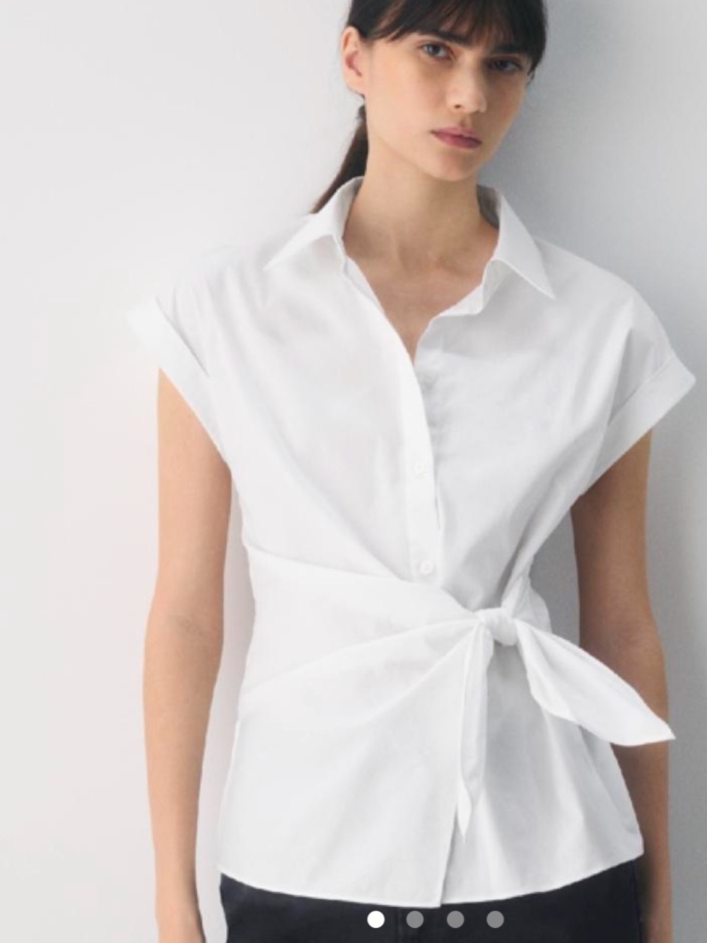 ARITZIA BABATON BLUEPRINT POPLIN SHIRT